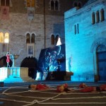 una scena del Banchetto Medievale 2014 di Bevagna